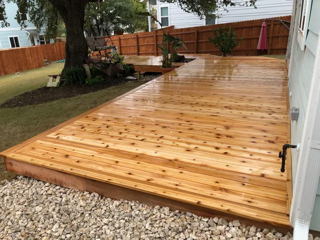 Custom deck build in Austin TX by Buda Fence Company - photo 1