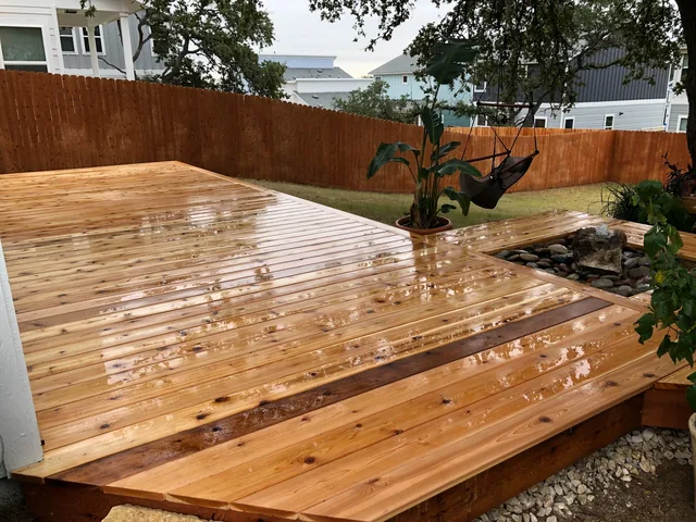 Custom deck build in Austin TX by Buda Fence Company - photo 2