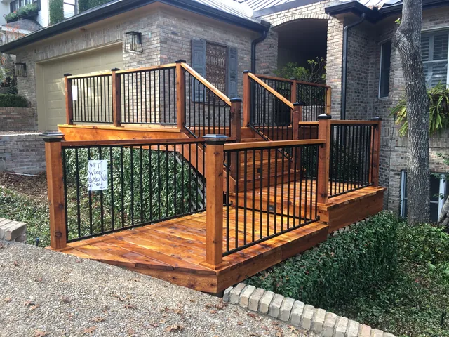 Custom deck build in Austin TX by Buda Fence Company - photo 4