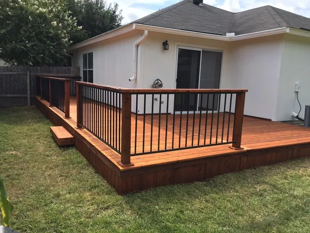 Custom deck build in Austin TX by Buda Fence Company - photo 5