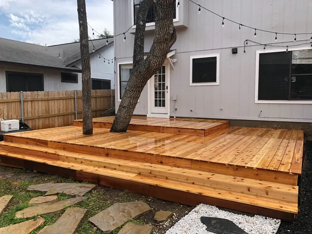 Custom deck build in Austin TX by Buda Fence Company - photo 8